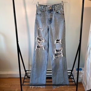 Zara wide leg jeans